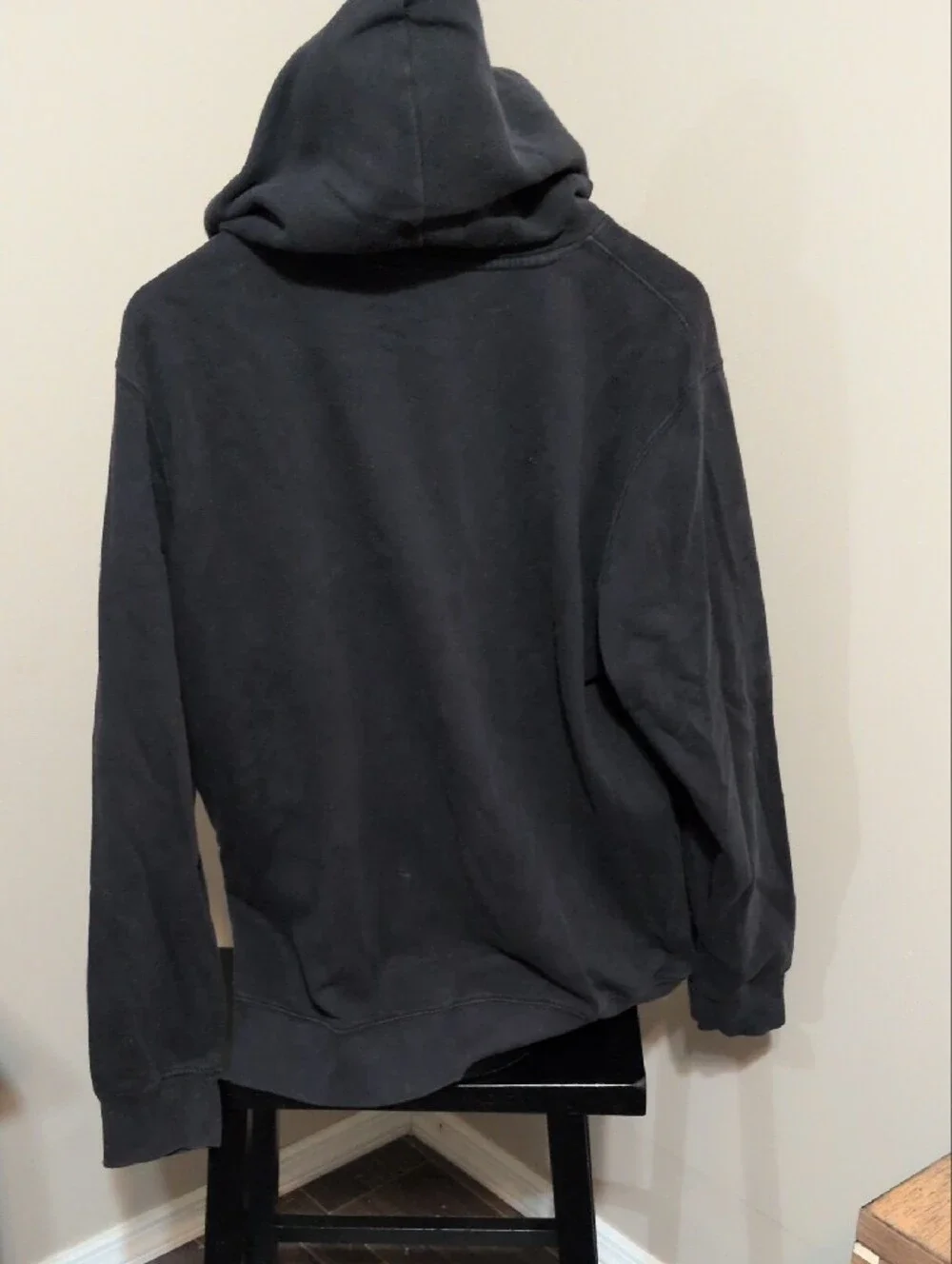 The North Face Black Hoodie with Rainbow Arch Logo